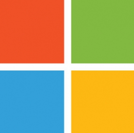 Microsoft logo.