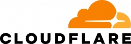 Cloudflare logo.