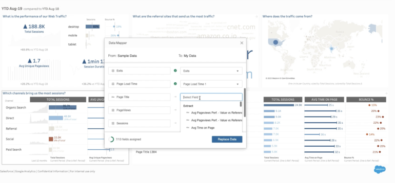 New data mapping automation simplifies customizing data for Salesforce Accelerators.